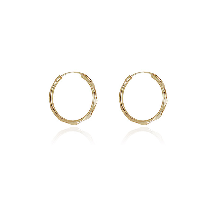 28mm Infinity Hoop Earrings